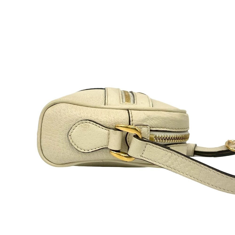 GUCCI Authentic Red Leather Pochette Shoulder Bag - Picture 6 of 10